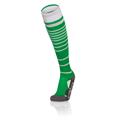 Target Socks GRN/WHT XL Stripete høye fotballsokker - Unisex